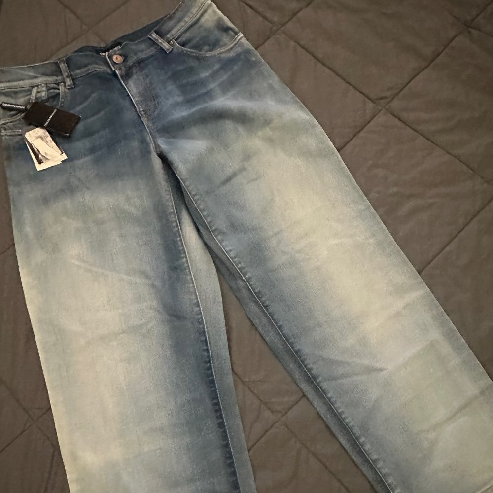 Emporio Armani Mia Wide-Leg Jeans - NWT